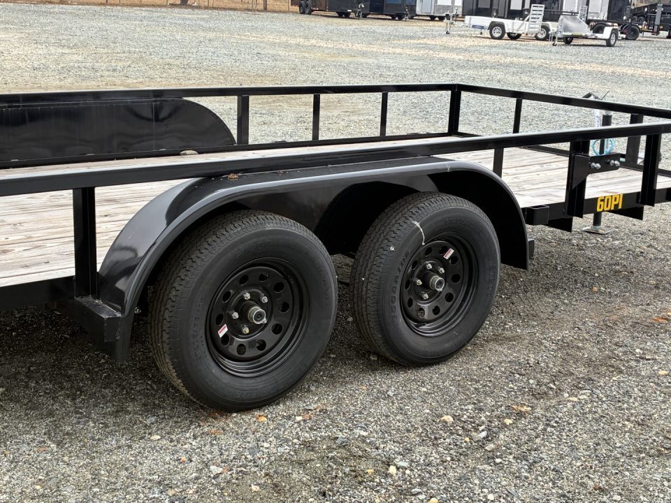New 2027 Big Tex Trailers 14' 60PI w/ 4' Spring Assist Tailgate Utility Trailer