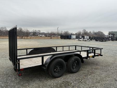 New 2027 Big Tex Trailers 14' 60PI w/ 4' Spring Assist Tailgate Utility Trailer