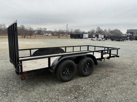 New 2027 Big Tex Trailers 14' 60PI w/ 4' Spring Assist Tailgate Utility Trailer