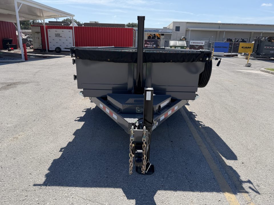New 2026 Midsota 7x16 17.6K Versa Dump Telescopic Dump Trailer