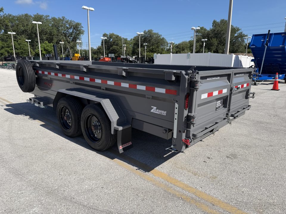 New 2026 Midsota 7x16 17.6K Versa Dump Telescopic Dump Trailer