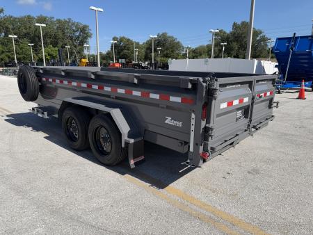 New 2026 Midsota 7x16 17.6K Versa Dump Telescopic Dump Trailer