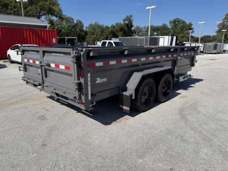New 2026 Midsota 7x16 17.6K Versa Dump Telescopic Dump Trailer