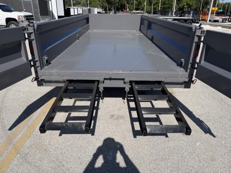 New 2026 Midsota 7x16 17.6K Versa Dump Telescopic Dump Trailer