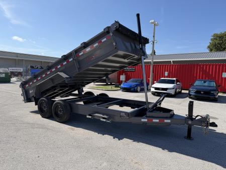 New 2026 Midsota 82x16 Versa Dump Telescopic 17.6 K Dump Trailer