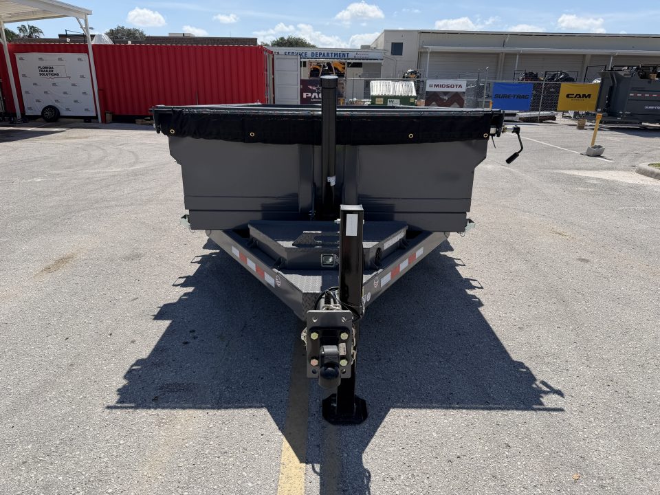New 2026 Midsota 7x14 15.4K Versa Dump Telescopic Dump Trailer