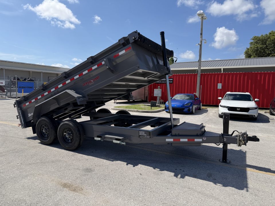 New 2026 Midsota 7x14 15.4K Versa Dump Telescopic Dump Trailer