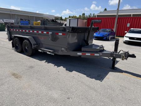 New 2026 Midsota 7x14 15.4K Versa Dump Telescopic Dump Trailer