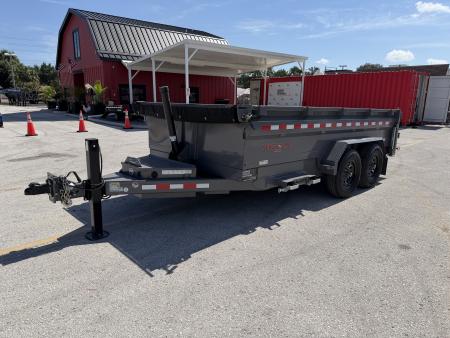 New 2026 Midsota 7x14 15.4K Versa Dump Telescopic Dump Trailer
