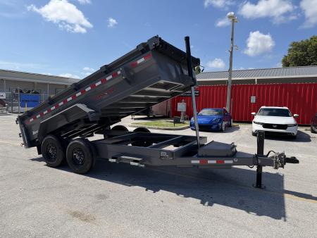 New 2026 Midsota 82x14 Versa Dump Telescopic 15.4K Dump Trailer
