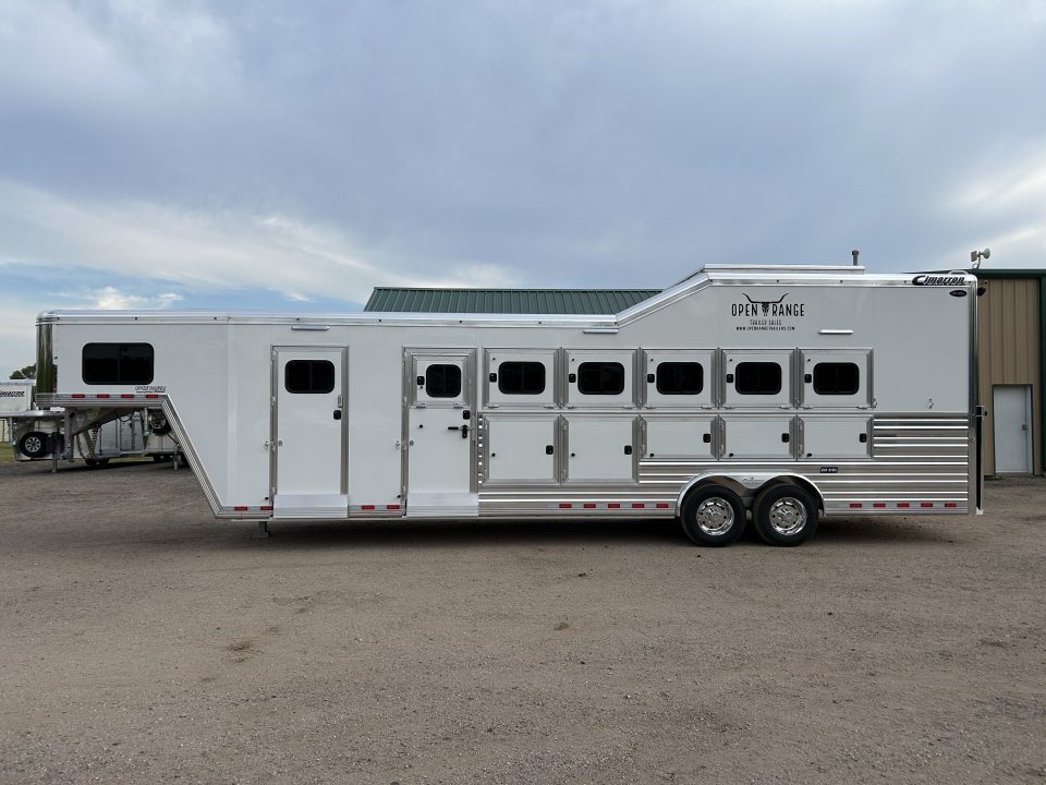 New 2027 Cimarron Trailers 6 Horse Norstar Slant Trainer Trailer