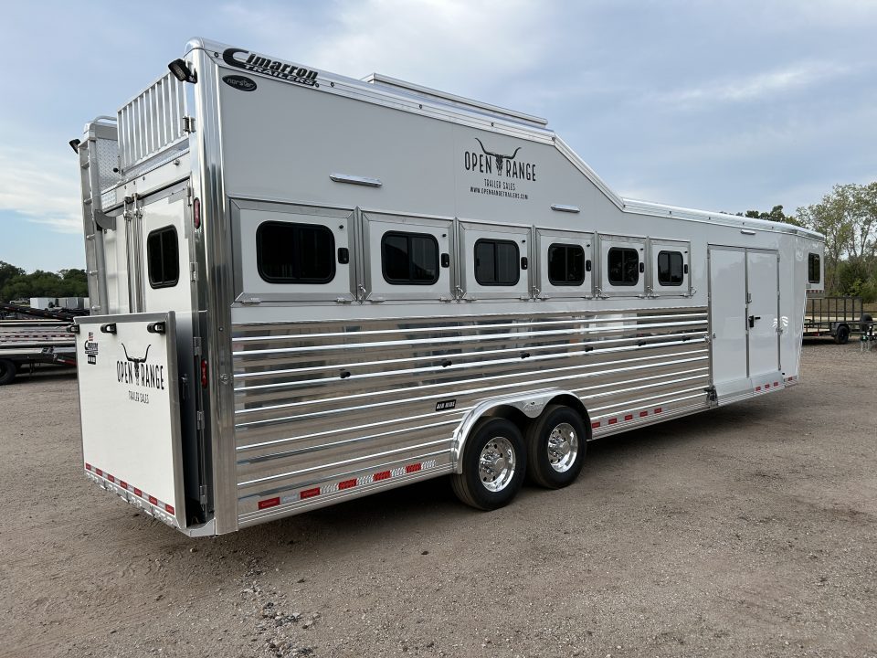 New 2027 Cimarron Trailers 6 Horse Norstar Slant Trainer Trailer