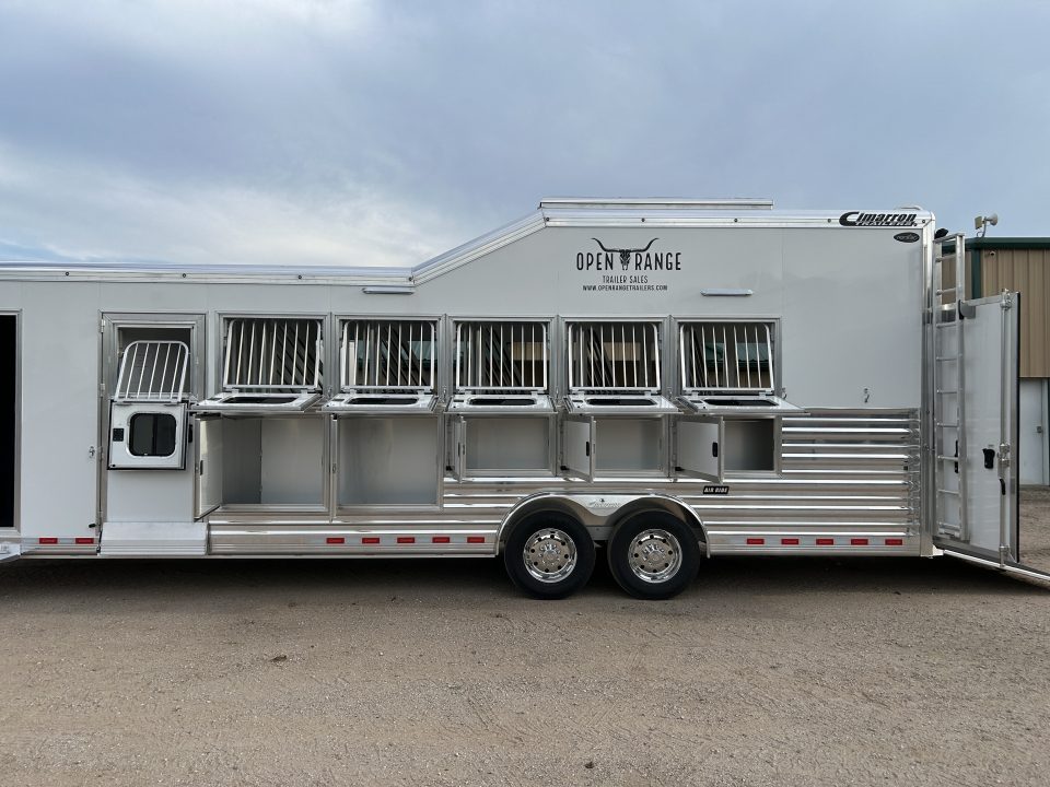 New 2027 Cimarron Trailers 6 Horse Norstar Slant Trainer Trailer