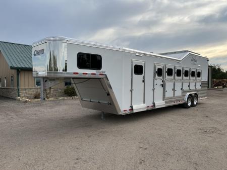 New 2027 Cimarron Trailers 6 Horse Norstar Slant Trainer Trailer