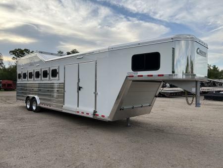 New 2027 Cimarron Trailers 6 Horse Norstar Slant Trainer Trailer
