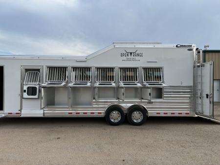 New 2027 Cimarron Trailers 6 Horse Norstar Slant Trainer Trailer