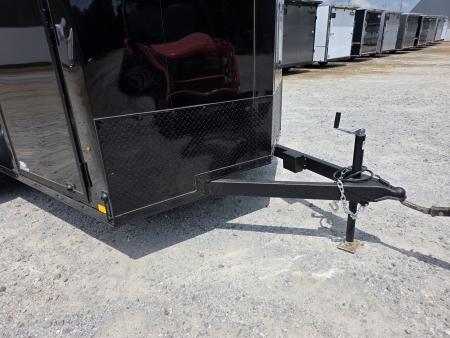 New 2026 Look Trailers 7X14 7' INSIDE RAMP DOOR 80" REAR OPENING 7 X 14 BLACKOUT SCREWLESS Cargo / Enclosed Trailer