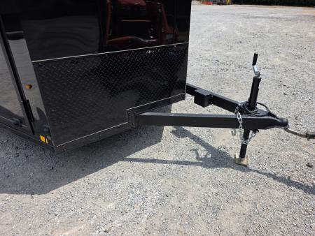 New 2026 Look Trailers 7X16 7' INSIDE RAMP DOOR 80" REAR OPENING 7 X 16 BLACKOUT SCREWLESS Cargo / Enclosed Trailer