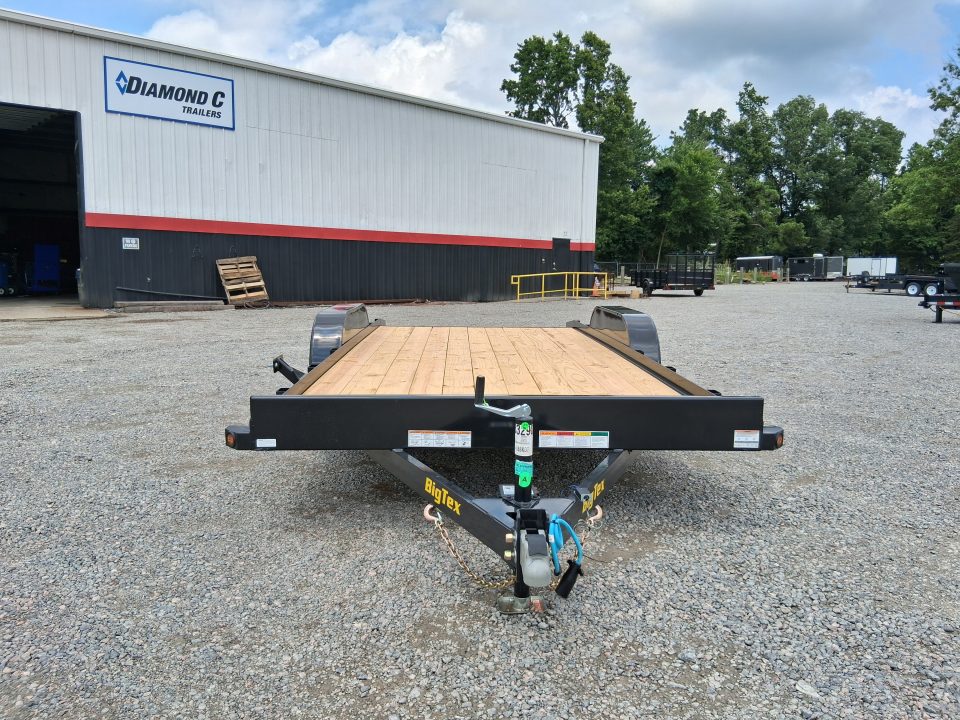New 2027 Big Tex Trailers 18' 70CH 7K Car Trailer w/Dovetail & Slide in Ramps Car / Racing Trailer