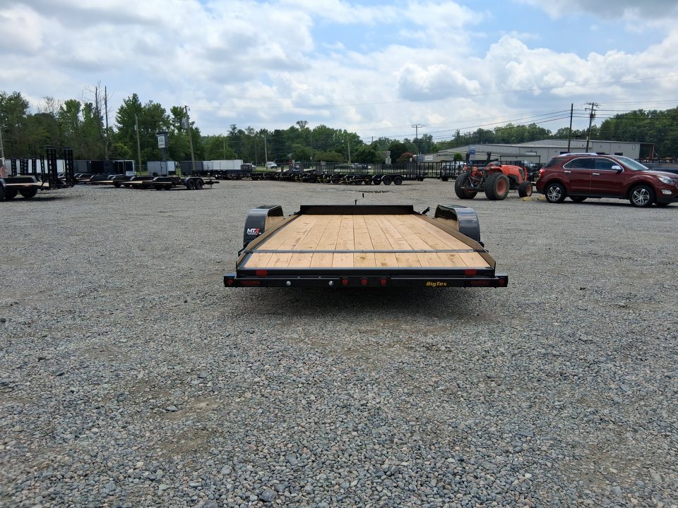 New 2027 Big Tex Trailers 18' 70CH 7K Car Trailer w/Dovetail & Slide in Ramps Car / Racing Trailer