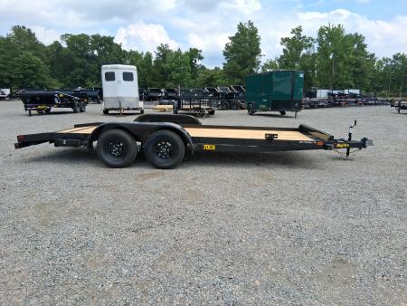 New 2027 Big Tex Trailers 18' 70CH 7K Car Trailer w/Dovetail & Slide in Ramps Car / Racing Trailer