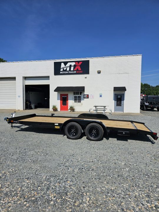 New 2027 Big Tex Trailers 20' 70CH 7K Car Trailer w/ Dovetail & Ramps Car / Racing Trailer