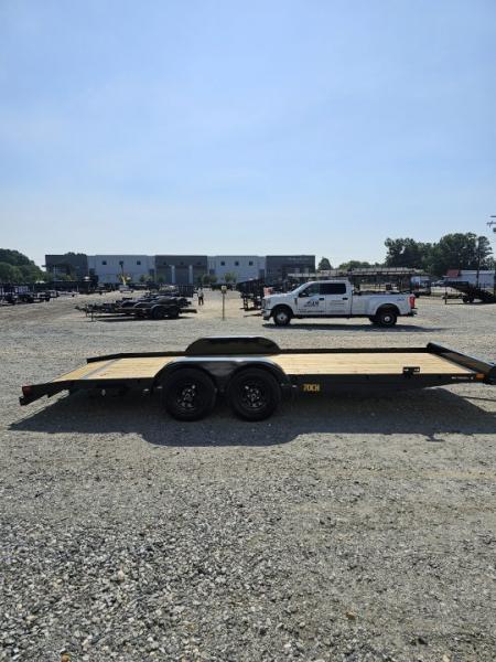 New 2027 Big Tex Trailers 20' 70CH 7K Car Trailer w/ Dovetail & Ramps Car / Racing Trailer