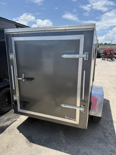 Used 2019 Pace American JV5X8S12SE 5'X8' Cargo / Enclosed Trailer