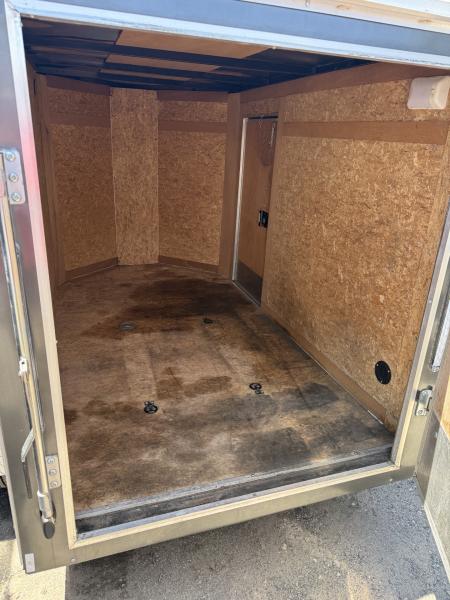 Used 2019 Pace American JV5X8S12SE 5'X8' Cargo / Enclosed Trailer