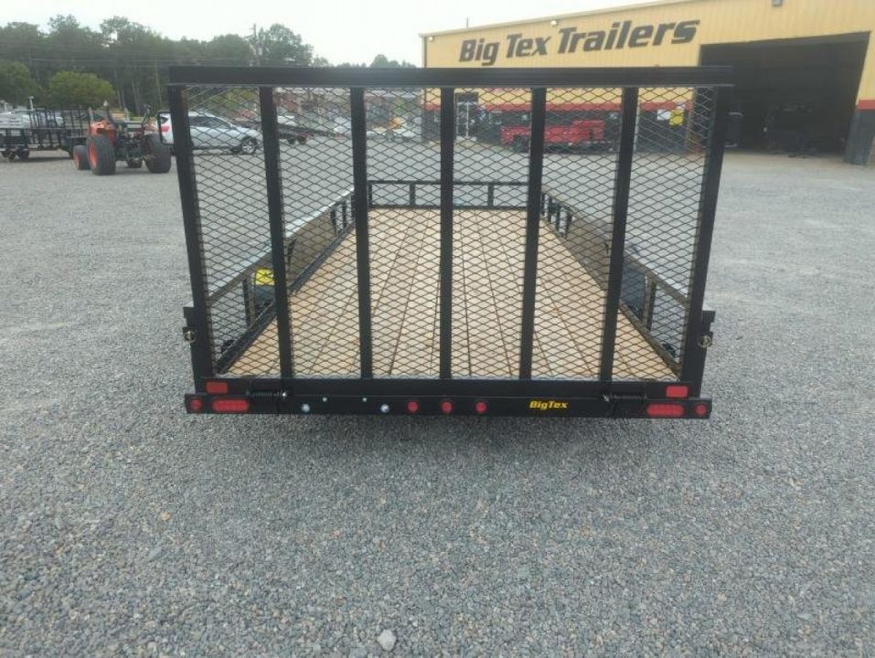 New 2026 Big Tex Trailers 18' 70PI w/ 4' Spring Assist Tailgate Utility Trailer
