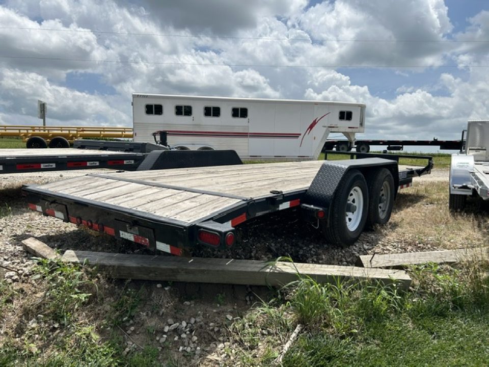 Used 2016 Load Trail 83"X20' 9.9K CAR HAULER SLIDE-OUT RAMPS Car / Racing Trailer