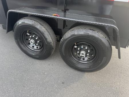 New 2027 BWISE DT712LP-LE-12 7X12 TA Dump Trailer *44' SIDES *TARP KIT