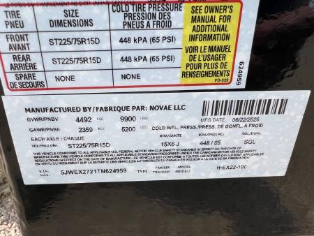 New 2026 H&H Trailers 22' Speed Loader Tilt Trailer