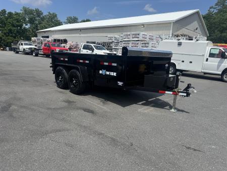 New 2027 BWISE DT712LP-LE-12 7X12 TA Dump Trailer *TARP KIT