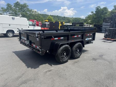 New 2027 BWISE DT712LP-LE-12 7X12 TA Dump Trailer *TARP KIT