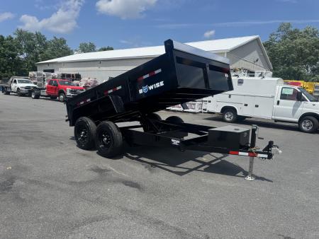 New 2027 BWISE DT712LP-LE-12 7X12 TA Dump Trailer *TARP KIT