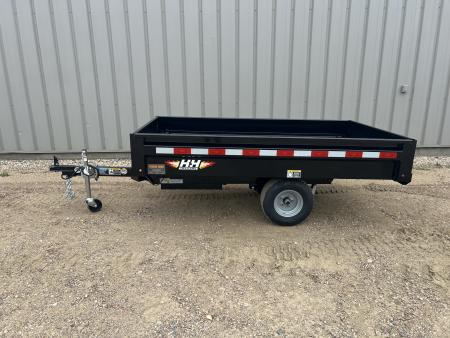 New 2026 H&H Trailers 8' Homeowner / UTV Dump Trailer