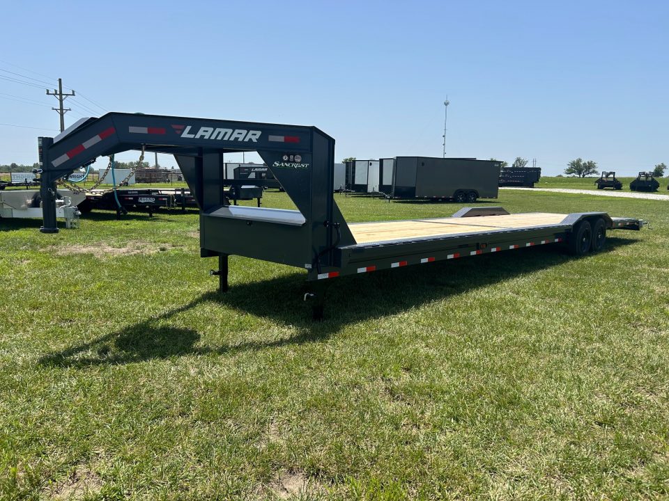 New 2026 Lamar 102x36 Tandem 14K GN Buggy Hauler w/ Drive Over Fenders, Slide In Ramps, & 17.5" 16 Ply Tires