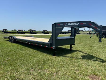 New 2026 Lamar 102x36 Tandem 14K GN Buggy Hauler w/ Drive Over Fenders, Slide In Ramps, & 17.5" 16 Ply Tires