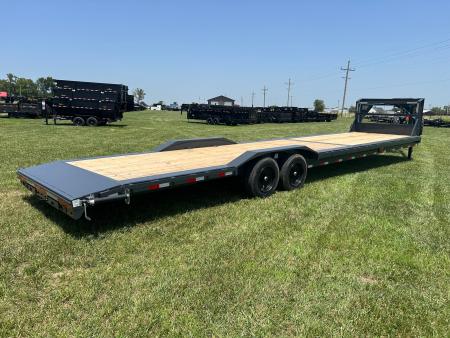New 2026 Lamar 102x36 Tandem 14K GN Buggy Hauler w/ Drive Over Fenders, Slide In Ramps, & 17.5" 16 Ply Tires