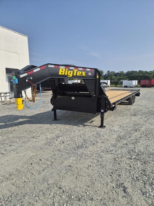 New 2027 Big Tex Trailers 25+5 14GN w/ Mega Ramps Flatbed Trailer