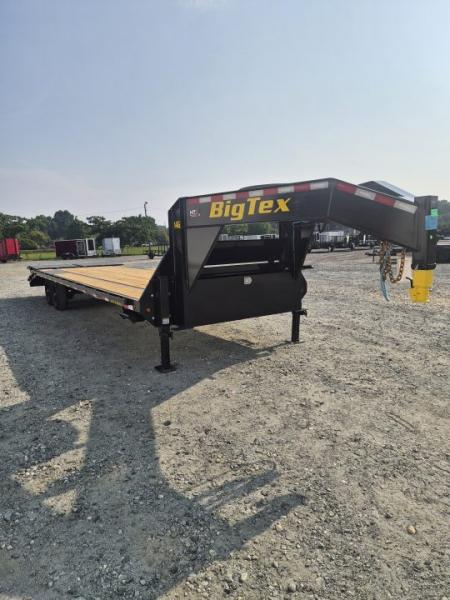 New 2027 Big Tex Trailers 25+5 14GN w/ Mega Ramps Flatbed Trailer