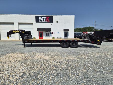 New 2027 Big Tex Trailers 20+5 14GN w/ Mega Ramps Flatbed Trailer