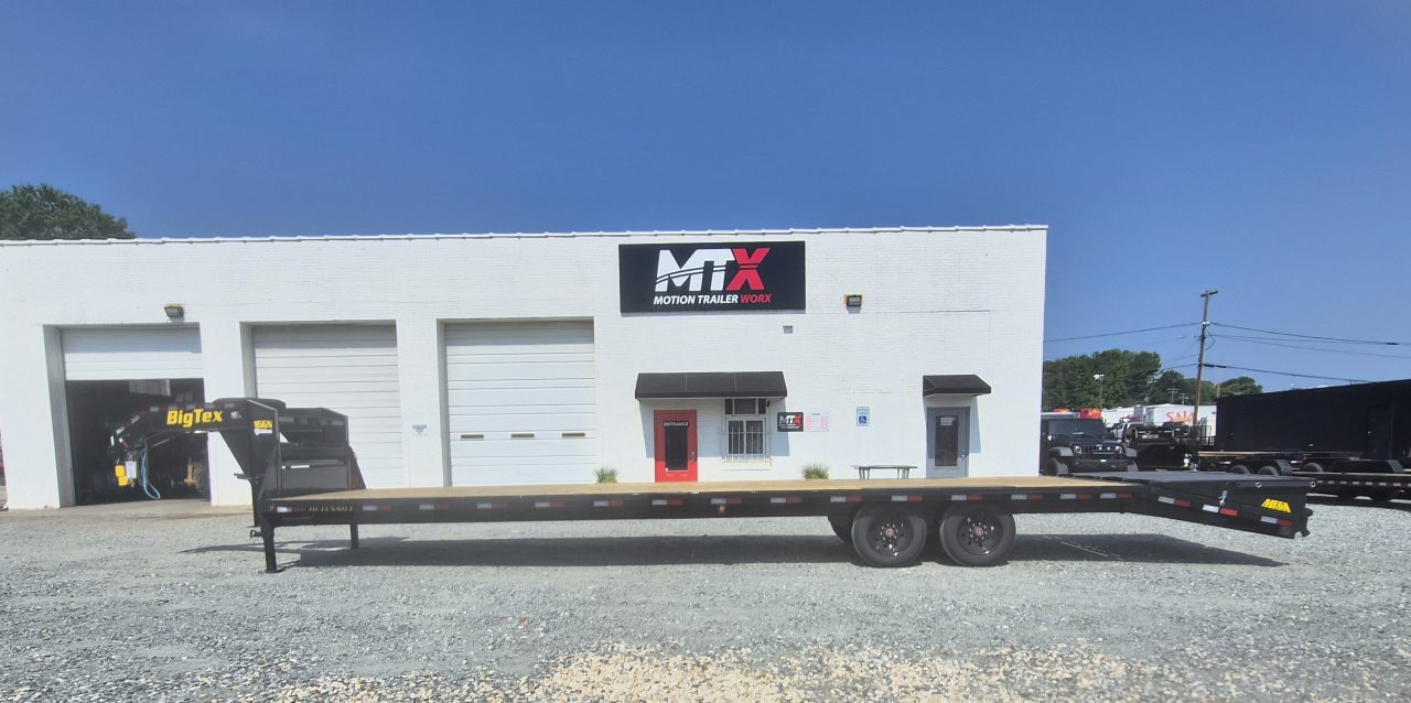 New 2027 Big Tex Trailers 30+5 16GN with Mega Ramps Flatbed Trailer