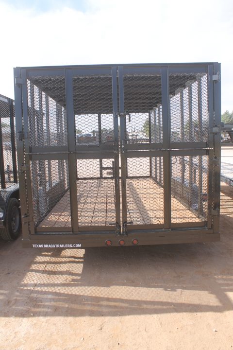 New 2026 Texas Bragg Trailers 83"X16' Trash Trailer Utility Trailer
