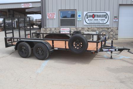 New 2026 Texas Bragg Trailers 77"X14' Pipe Top Utility Trailer