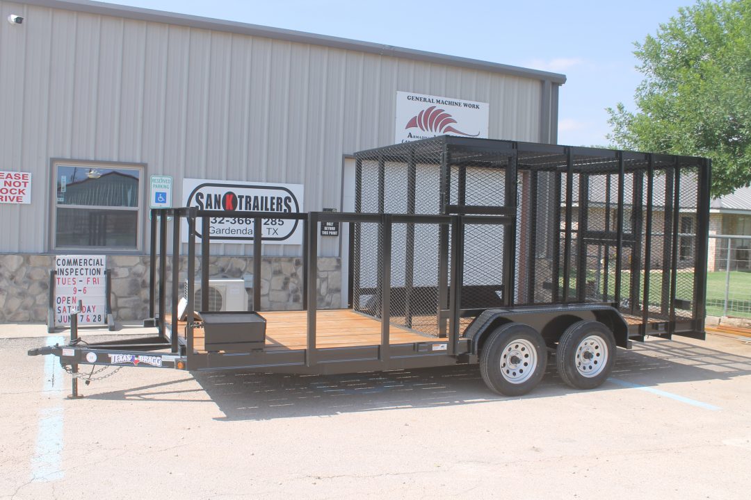 New 2026 Texas Bragg Trailers 77"x18' Porta Potty Trash Trailer Utility Trailer