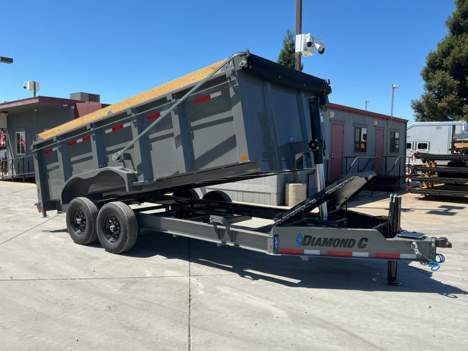 New 2026 Diamond C Trailers LPT207L16X82PS P4 7FT X 16FT 15500 GVW Dump Trailer