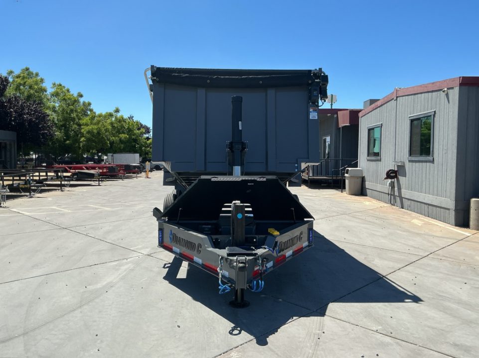 New 2026 Diamond C Trailers LPT207L16X82PS P4 7FT X 16FT 15500 GVW Dump Trailer