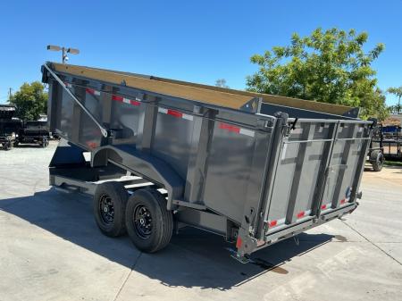 New 2026 Diamond C Trailers LPT207L16X82PS P4 7FT X 16FT 15500 GVW Dump Trailer